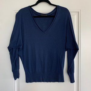 Ralph Lauren Blue Label Navy V-Neck Sweater